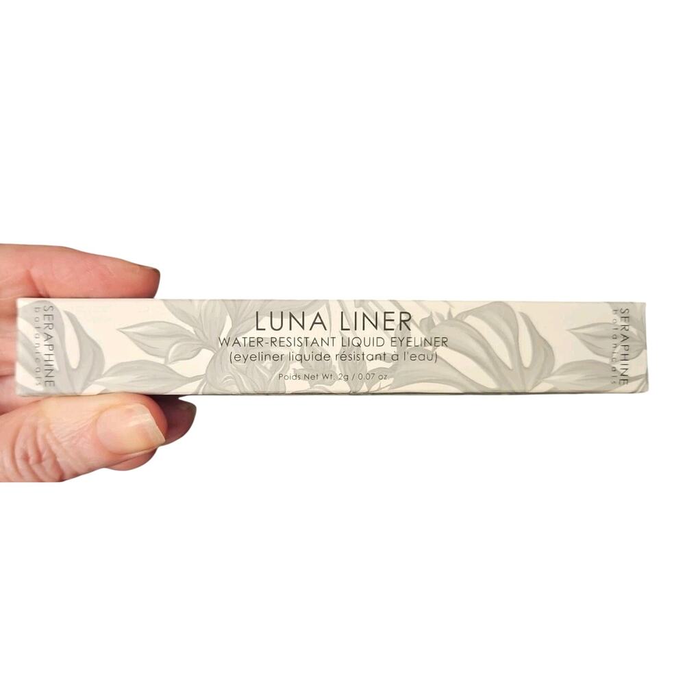 Seraphine Botanicals Luna Liner Black Water Resistant Liquid Eyeliner NEW